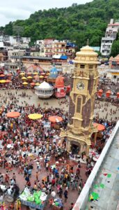 कावड़ यात्रा का अंतिम चरण शुरू, हरिद्वार में शिवभक्तों की बढ़ी संख्या